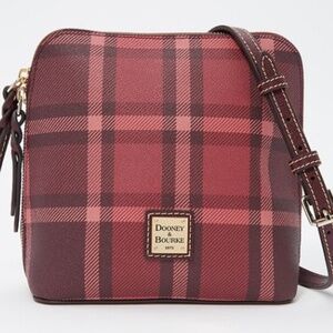 NWOT Dooney & Bourke Tiverton Plaid Trixie Crossbody